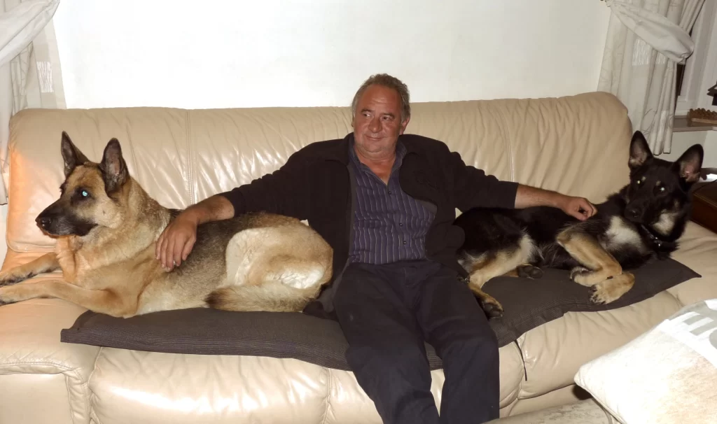 Joske met Laika en Indi